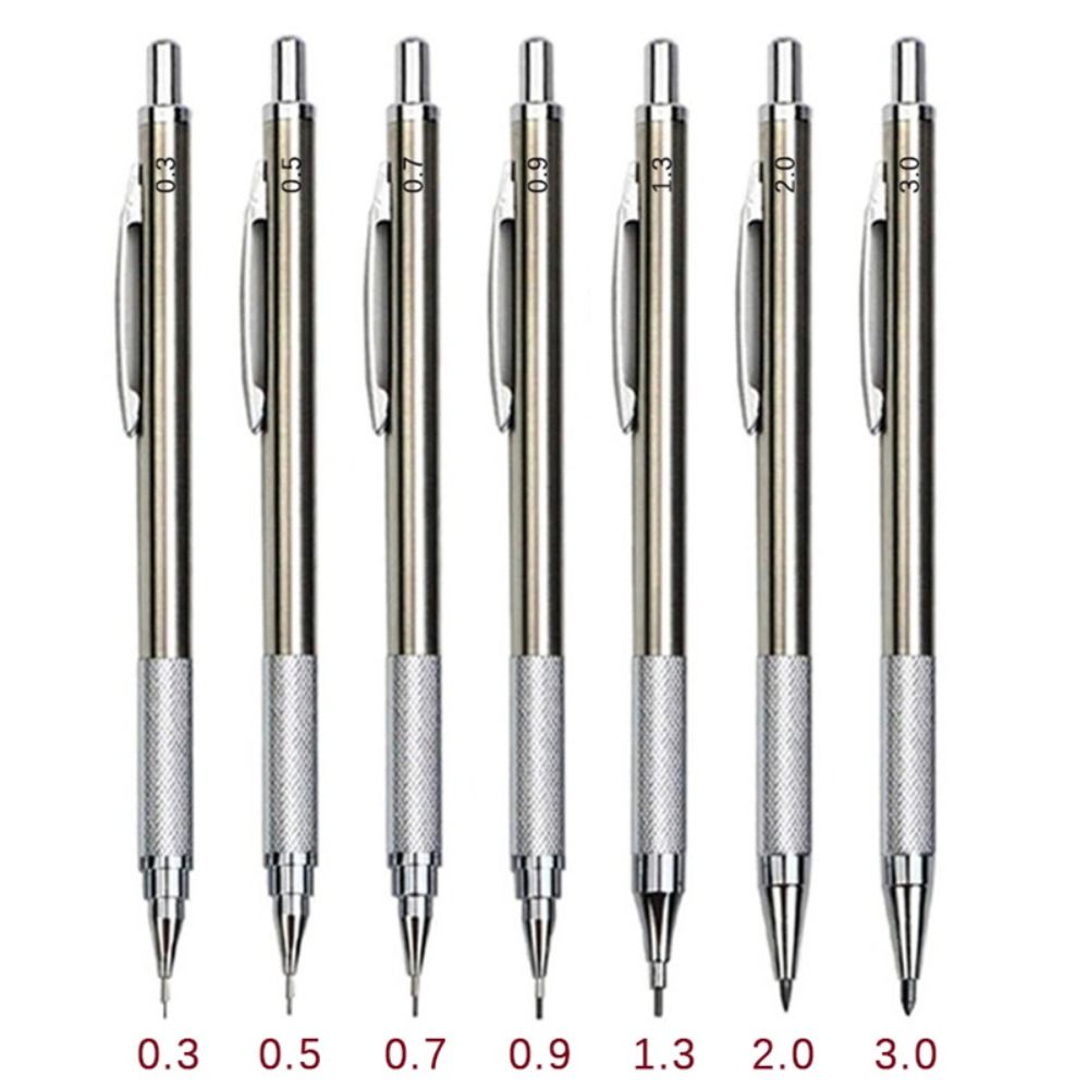 Mechanical Pencil 0.3 - Ołówek automatyczny 0.3/0.5/0.7/0.9/1.3/2.0/3.0MM do rysowania, pisania,