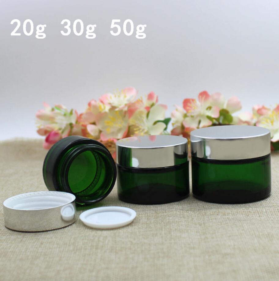 Gel Refill Pack - Butelka/słoik z zielonego szkła 20G, pojemnik