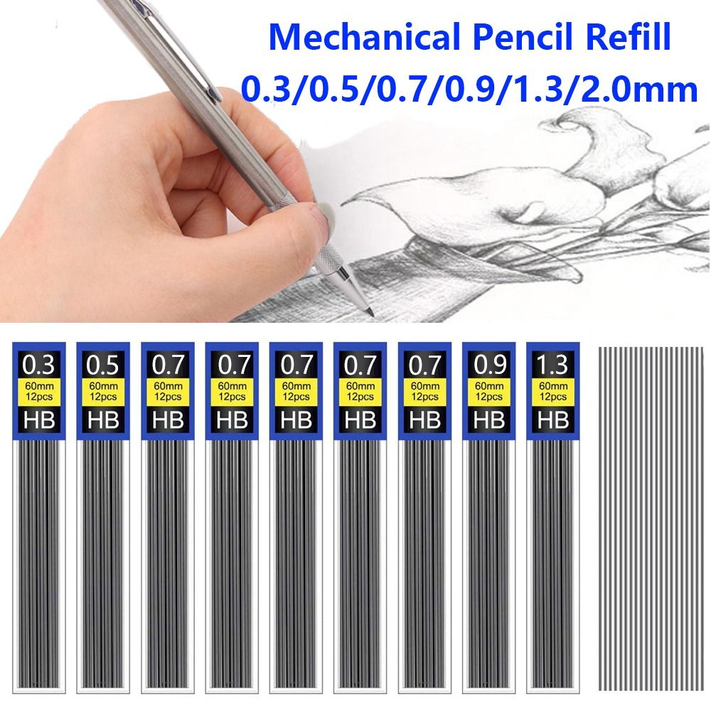 Mechanical Pencil 0.3 - 6 pudełek wkładów do automatycznych ołówków