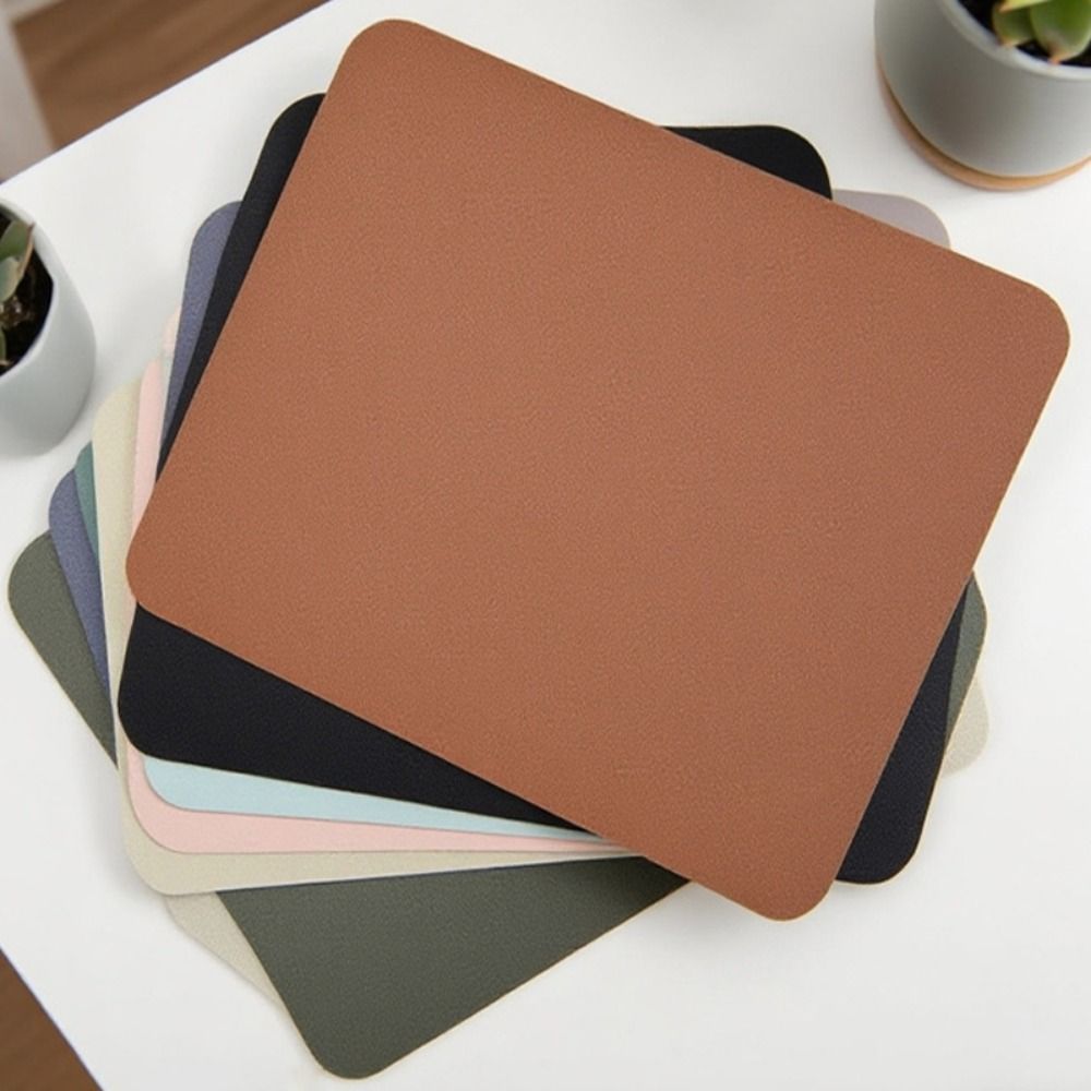 Leather Desk Pad - Wytrzymała skórzana podkładka pod mysz, odporna