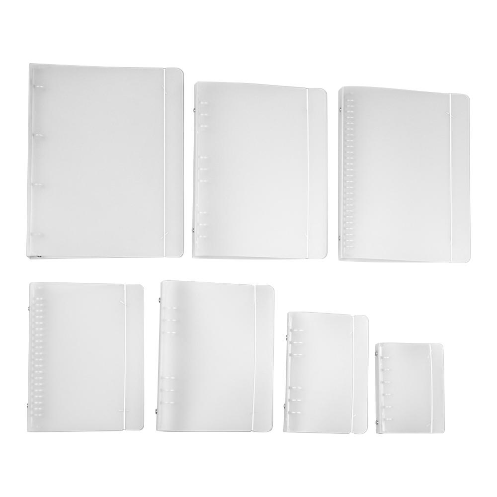 Binder A4 Lever - Matowy przezroczysty A4/B5/A5/A6/A7 luźne kartki etui