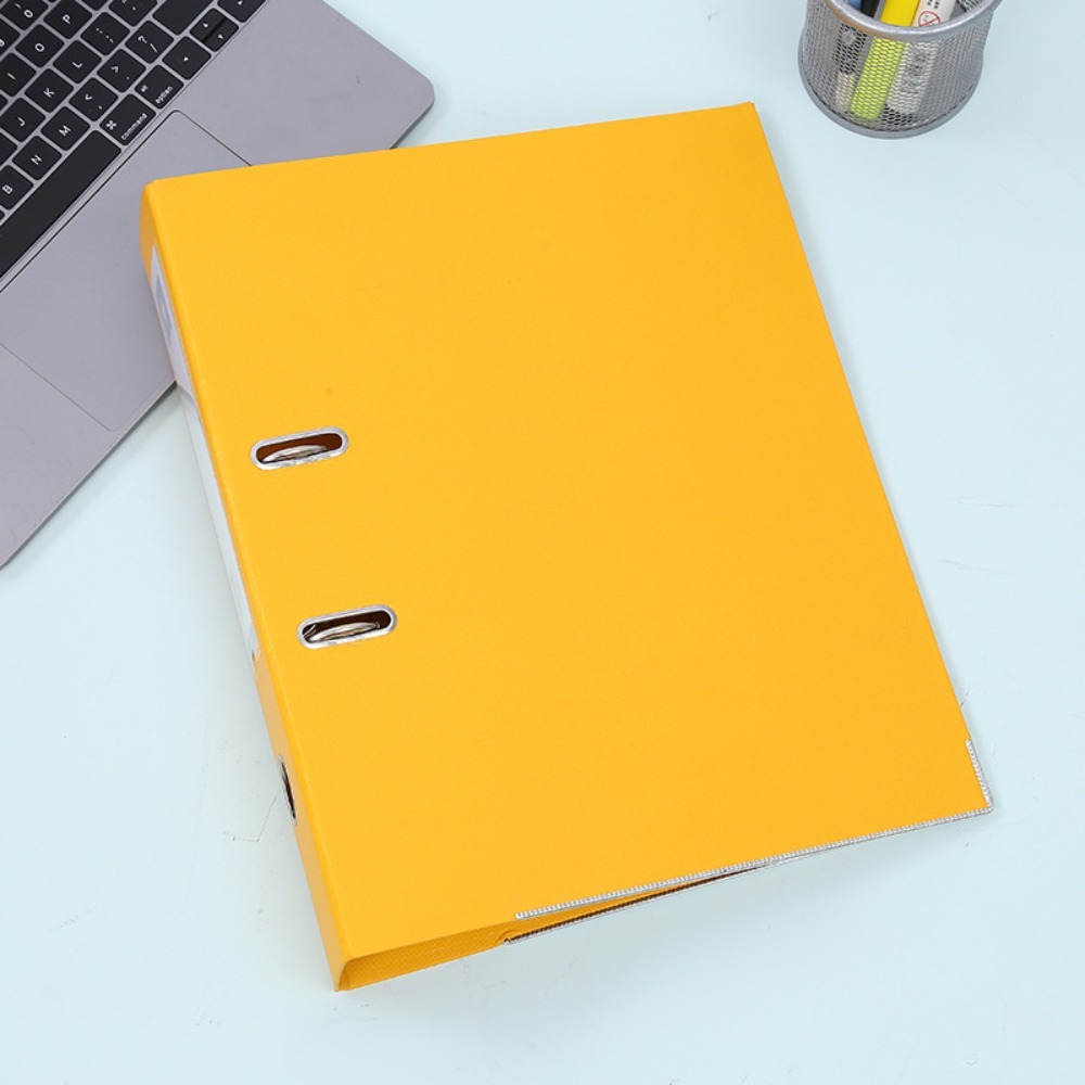 Binder A4 Lever - Przenośny segregator dwupierścieniowy A4, plastikowy segregator