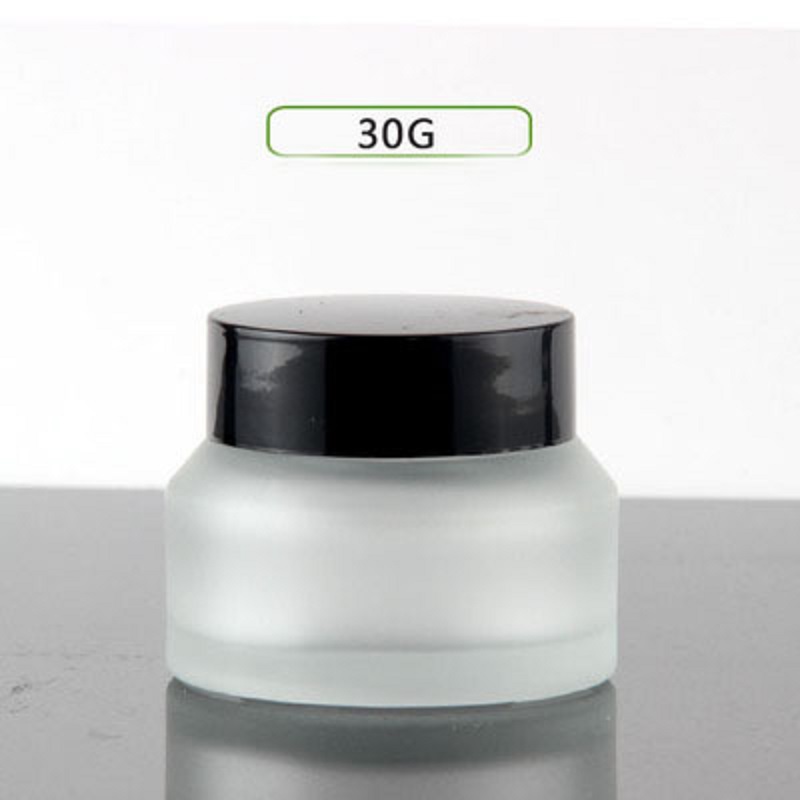 Gel Refill Pack - Słoik szklany matowy 30G czarna pokrywka