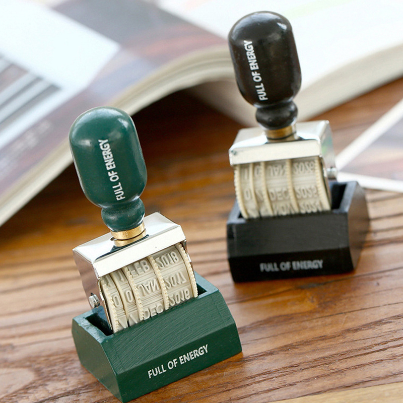 1 szt. Vintage datownik znacze – Rubber Date Stamp recenzja i cena