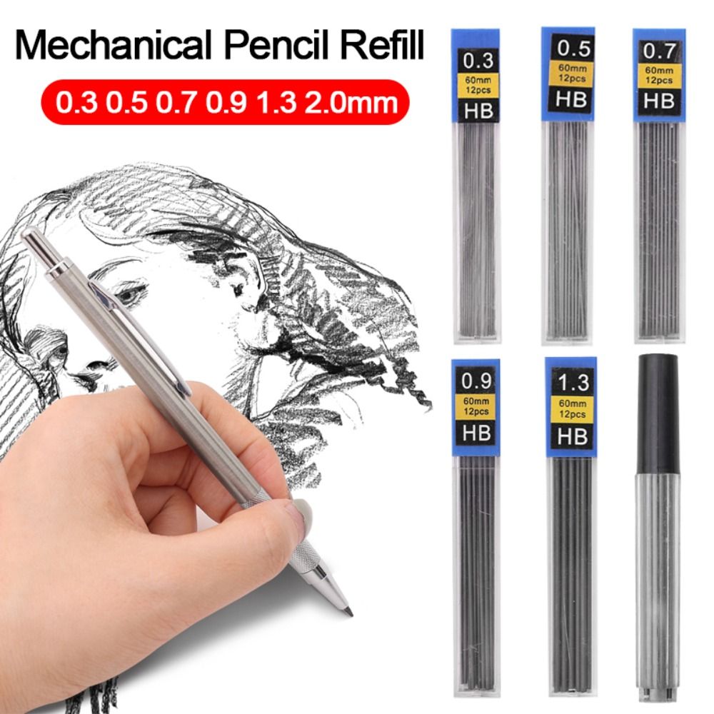 6 pudełek wkładów do automatyc – Mechanical Pencil 0.3 recenzja i cena