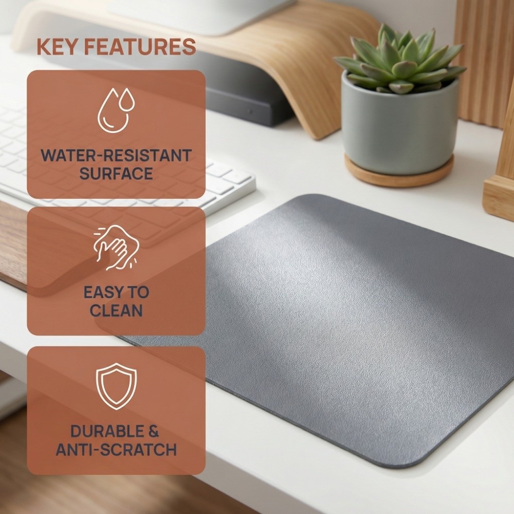 Wytrzymała skórzana podkładka  – Leather Desk Pad recenzja i cena