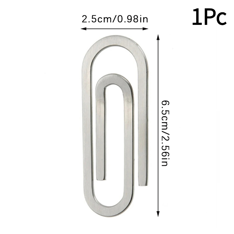 1 szt. Stalowy, smukły klips d – Index Card Holder recenzja i cena