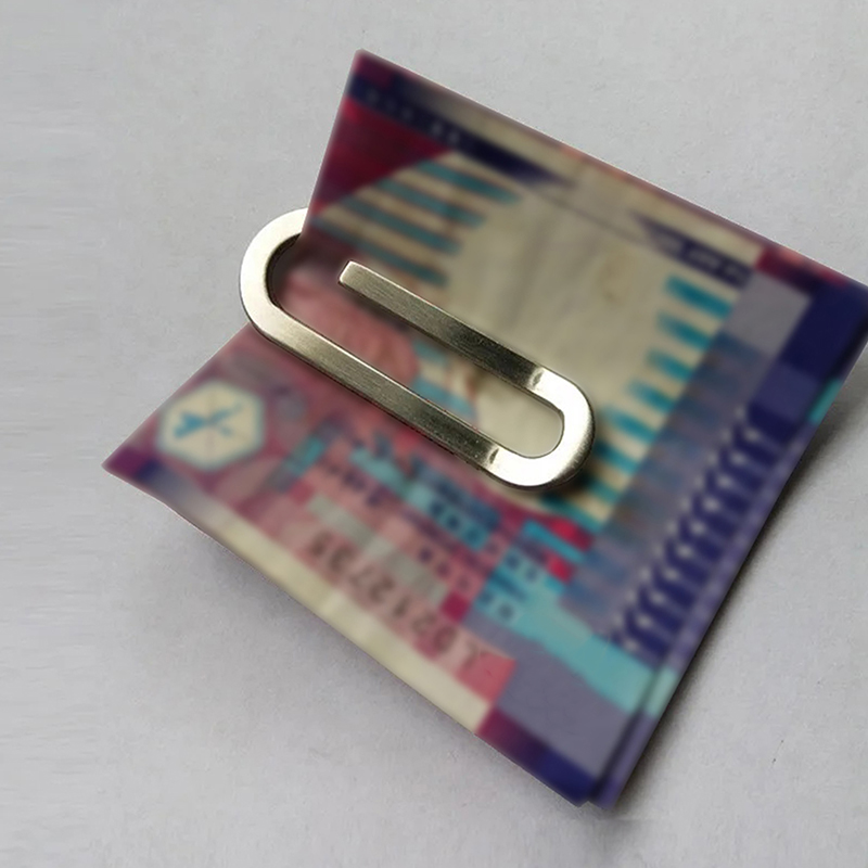 1 szt. Stalowy, smukły klips d – Index Card Holder recenzja i cena
