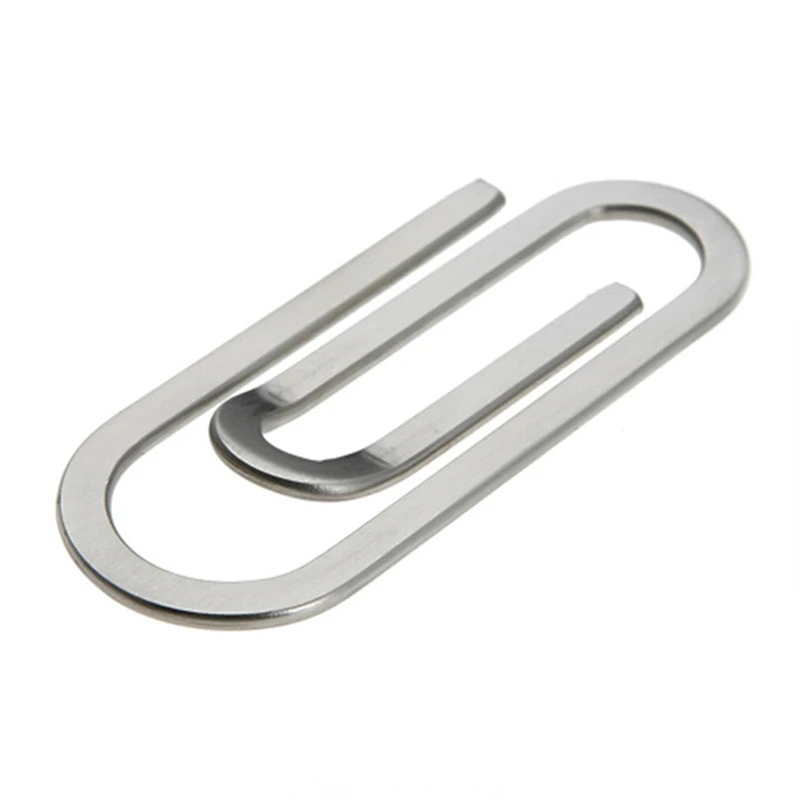 1 szt. Stalowy, smukły klips d – Index Card Holder recenzja i cena
