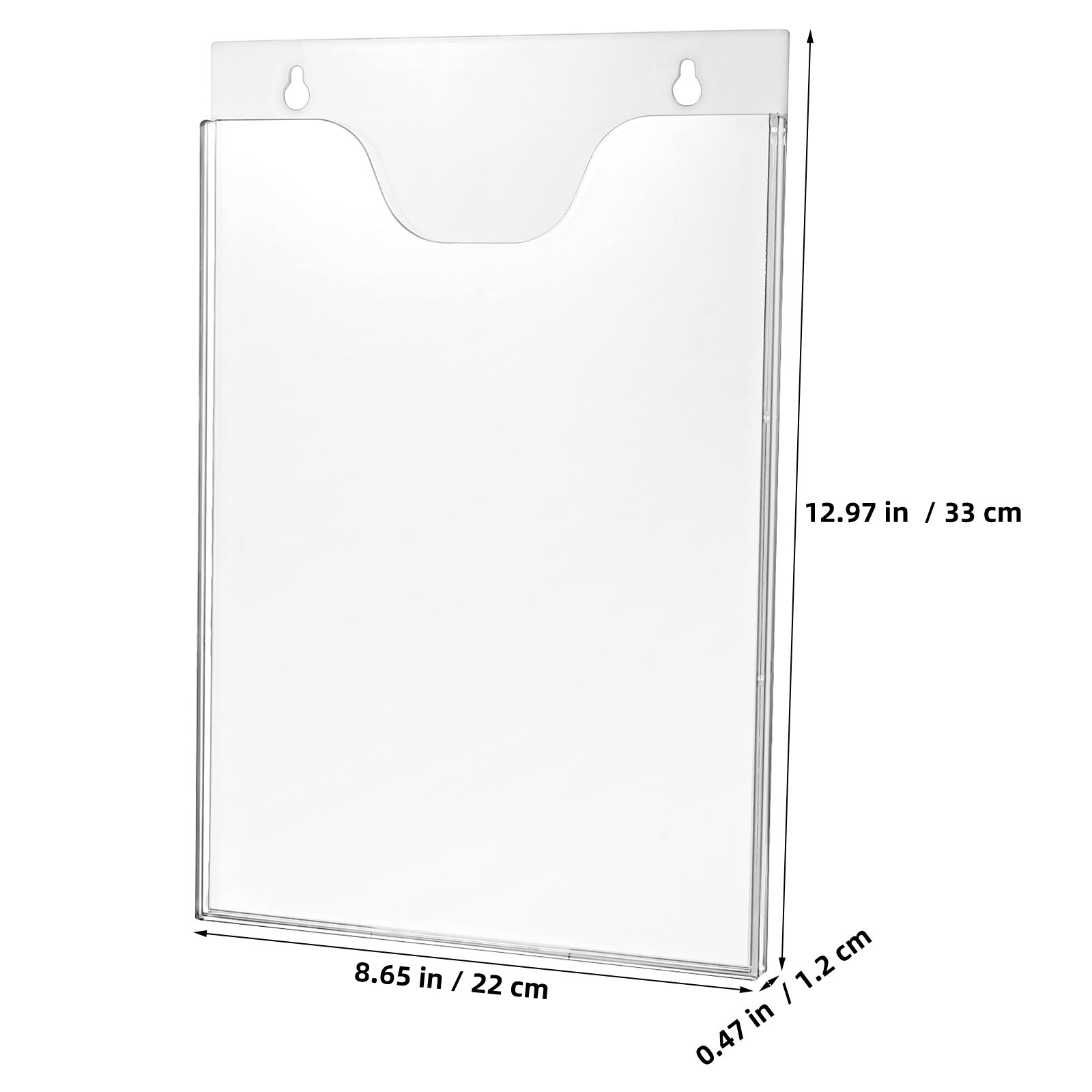 2 sztuki – przezroczysty, akry – Magazine Holder Rack recenzja i cena
