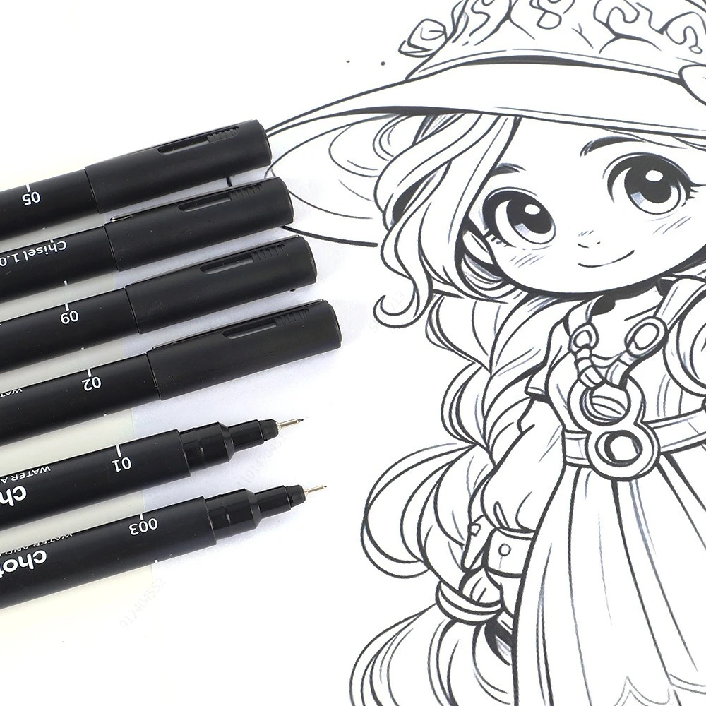 Czarne mikro długopisy, 15 roz – Copic Marker Sketch recenzja i cena