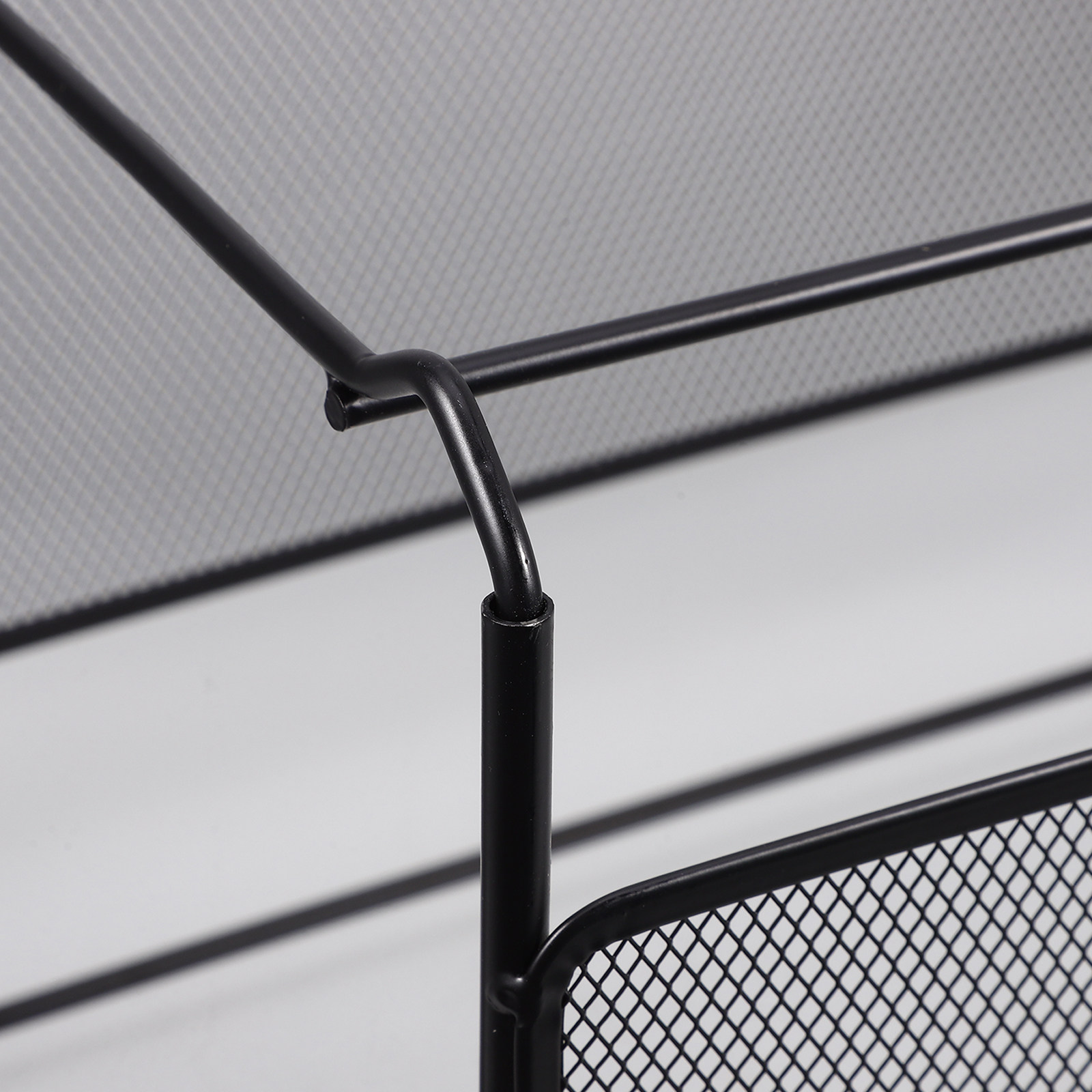 Metalowy, siatkowy organizer n – Magazine Holder Rack recenzja i cena