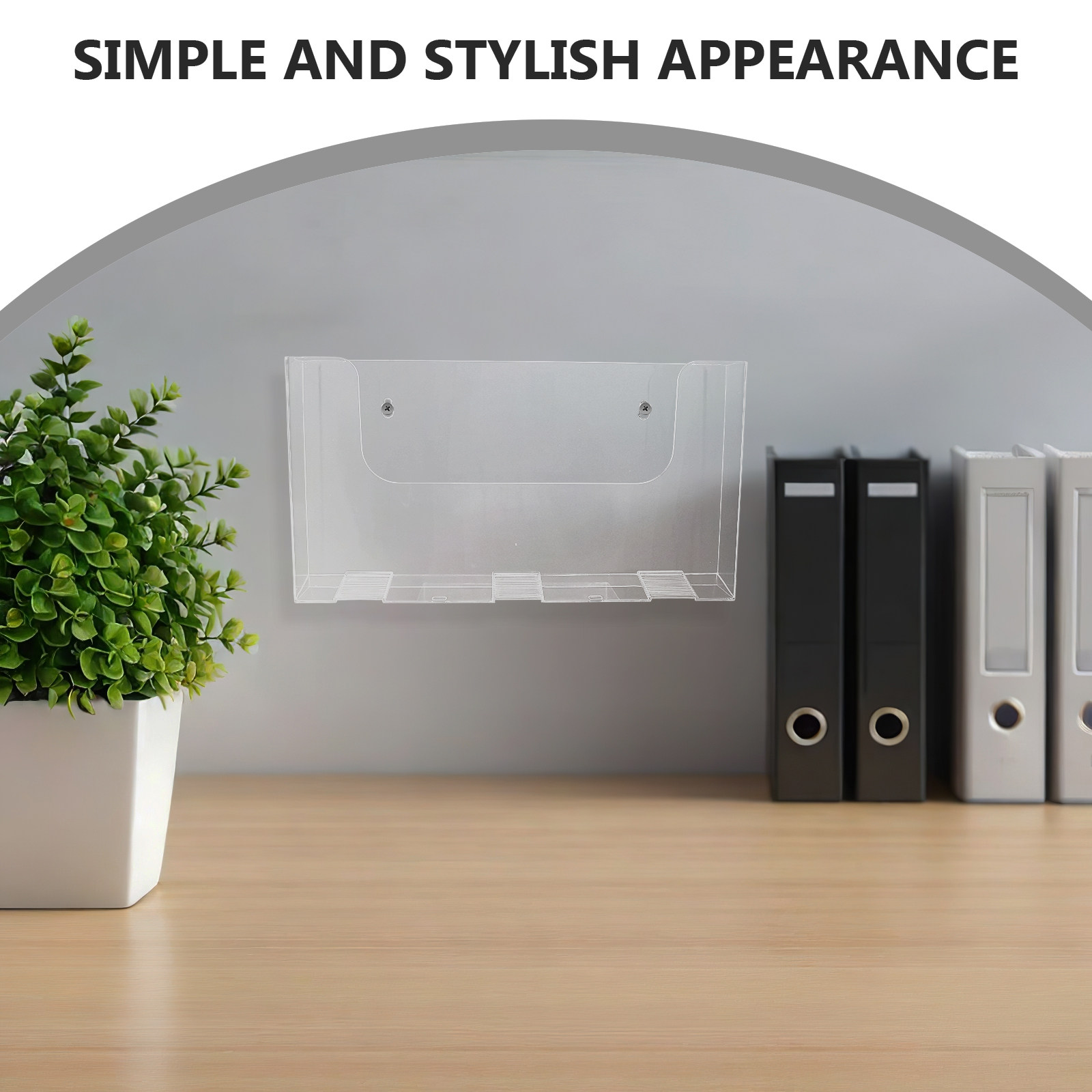 Akrylowe, przezroczyste uchwyt – Magazine Holder Rack recenzja i cena